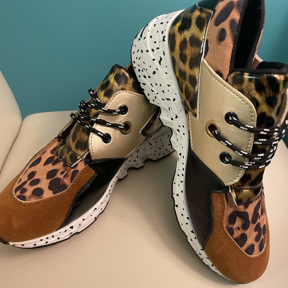 Animal print shoes